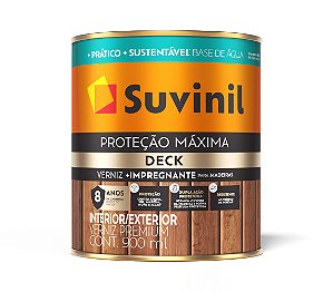 SUVINIL VERNIZ PROTEÇÃO MÁXIMA DECK ACETINADO 0,9L IMBUIA