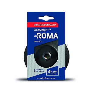DISCO DE BORRACHA 4 1/2 ROMA