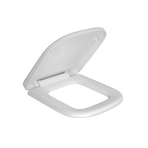 ASSENTO QUADRA/POLO/UNIC/AXIS PL. SLOWCLOSE BRANCO GELO DECA