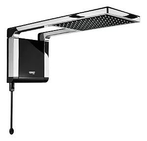 DUCHA ACQUA STORM ULTRA BLACK / CROMADO 127V 5500W LORENZETTI