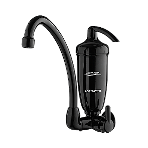 PURIFICADOR DE ÁGUA TORNEIRA ACQUA BELLA PRETO LORENZETTI