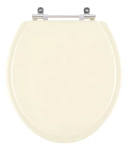 ASSENTO SANITÁRIO CONVENCIONAL OVAL MDF LAQUEADO BISCUIT