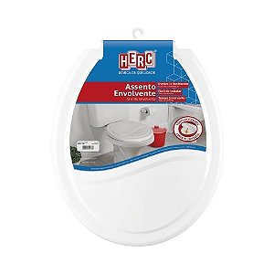 ASSENTO OVAL TAMP.ENVOLVENTE BRANCO HERC