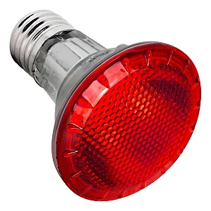 LAMPADA HALOGENA PAR20 50W 127V VERMELHA
