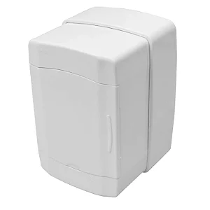 CAIXA DE DISTRIBUIÇÃO SOBREPOR PVC C/PORTA BR 2DIN/1UL ILUMI
