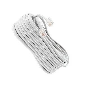 EXTENSÃO JACK/JACK LISA 1,5M BRANCA