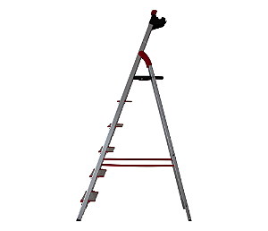 ESCADA ALUM 6 DEGRAUS COMFORT ALUMASA