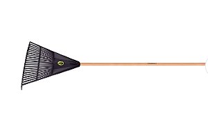 VASSOURA GRAMA PLASTICA 22 DENTES CABO MAD 120CM  TRAMONTINA