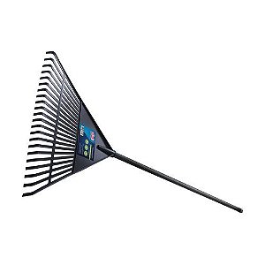 VASSOURA RASTELO PLASTICA 1,20M 22 DENTES HERC