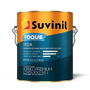 SUVINIL ACRÍLICO PREMIUM TOQUE SEDA ACETINADO 3,6L BRANCO NEVE