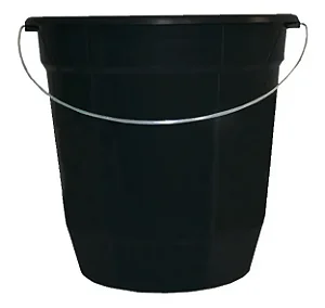 BALDE DE PLÁSTICO COM ALÇA DE FERRO 15L
