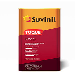 SUVINIL ACRÍLICO PREMIUM TOQUE FOSCO 18L BRANCO NEVE