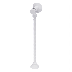 VÁLVULA MICTÓRIO BLUKIT COM CANOPLA E FLEXÍVEL 0,30M BRANCO
