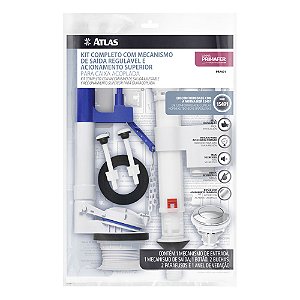 KIT COMPLETO PARA CAIXA ACOPLADA UNIVERSAL ATLAS PR7601