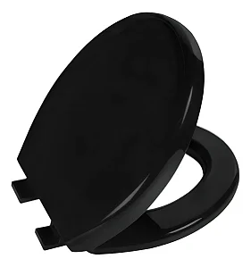 ASSENTO OVAL SOFT CLOSE PRETO ASTRA