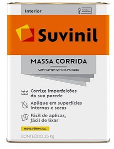 MASSA CORRIDA PVA 25KG SUVINIL