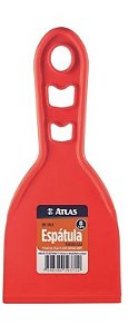 Espatula plastica lisa 8cm atlas
