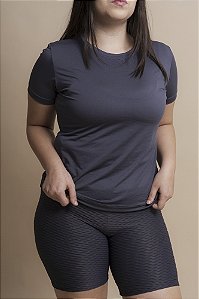 Camiseta Feminina DryTech Cinza