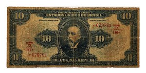 Cédula Antiga do Brasil 10 Mil Réis 1936
