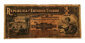 Cédula Antiga do Brasil 1 Mil Réis 1918