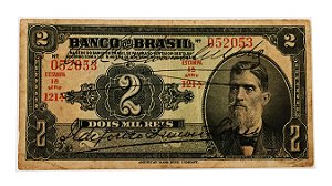 Cédula Antiga do Brasil 2 Mil Réis 1923