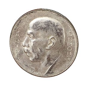 Moeda Antiga do Brasil 5000 Réis 1936 - Santos Dumont