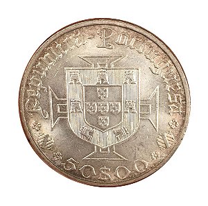 Moeda Antiga de Portugal 50 Escudos 1969 - Vasco da Gama