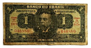 Cédula Antiga do Brasil 1 Mil Réis 1923