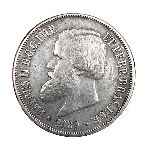 Moeda Antiga do Brasil 2000 Réis 1889