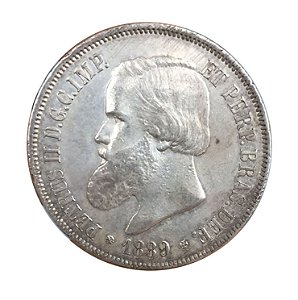 Moeda Antiga do Brasil 2000 Réis 1889