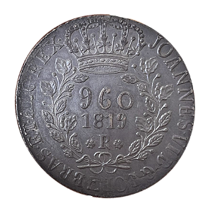 Moeda Antiga do Brasil 960 Réis 1819 R - Reino Unido
