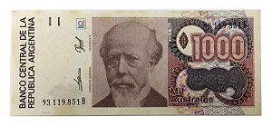 Argentina - cédula de 500 pesos - (onça pintada) - F.E.