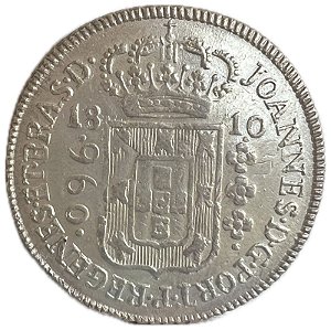 Moeda Antiga do Brasil Colonial 960 Réis 1810 B - REGENES