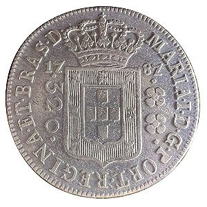 Moeda Antiga do Brasil 320 Réis 1787