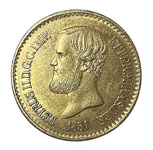 Moeda Antiga do Brasil Império 20 000 Réis 1851