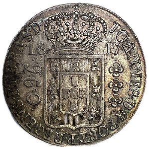 Moeda Antiga do Brasil Colônia 960 Réis 1817 R