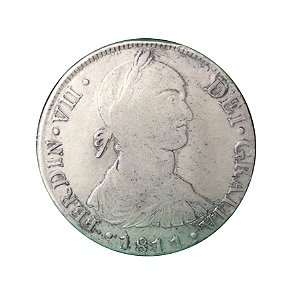 Moeda Antiga do Peru 8 Reales 1811