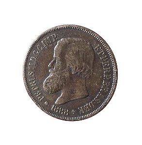 Moeda Antiga do Brasil 500 Réis 1888