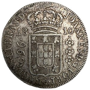 Moeda Antiga do Brasil Colonial 960 Réis 1810 R