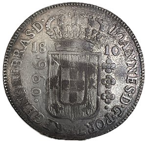 Moeda Antiga do Brasil Colonial 960 Réis 1810 B