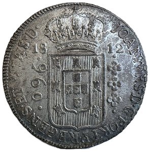Moeda Antiga do Brasil Colônia 960 Réis 1812 B