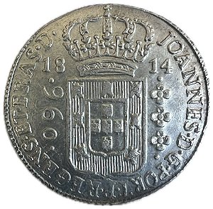 Moeda Antiga do Brasil Colônia 960 Réis 1814 B