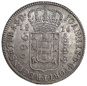 Moeda Antiga do Brasil Colônia 960 Réis 1816 B