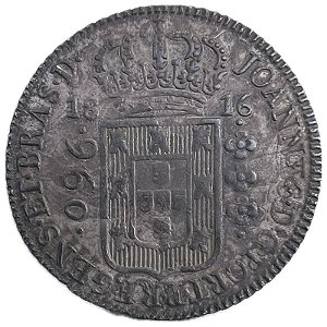 Moeda Antiga do Brasil Colônia 960 Réis 1816 B