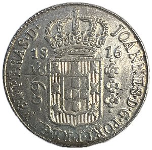 Moeda Antiga do Brasil Colônia 960 Réis 1816 B