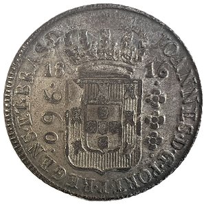 Moeda Antiga do Brasil Colônia 960 Réis 1816 B