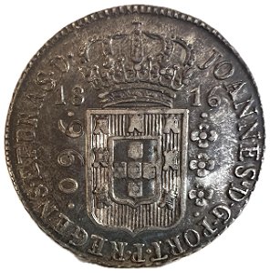 Moeda Antiga do Brasil Colônia 960 Réis 1816 B