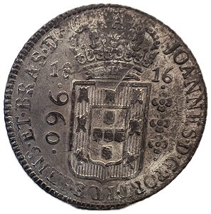 Moeda Antiga do Brasil Colônia 960 Réis 1816 B
