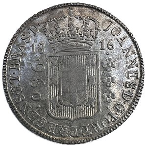 Moeda Antiga do Brasil Colônia 960 Réis 1816 B