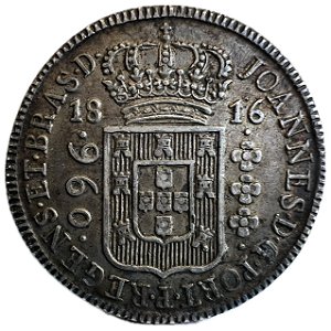 Moeda Antiga do Brasil Colônia 960 Réis 1816 B
